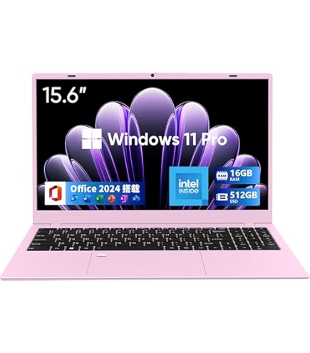 Amazon.co.jp: ESBOOK ノートパソコン ピンク Windows 11 Pro搭載